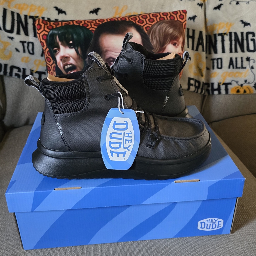 Hey Dude Black Ankle Boots